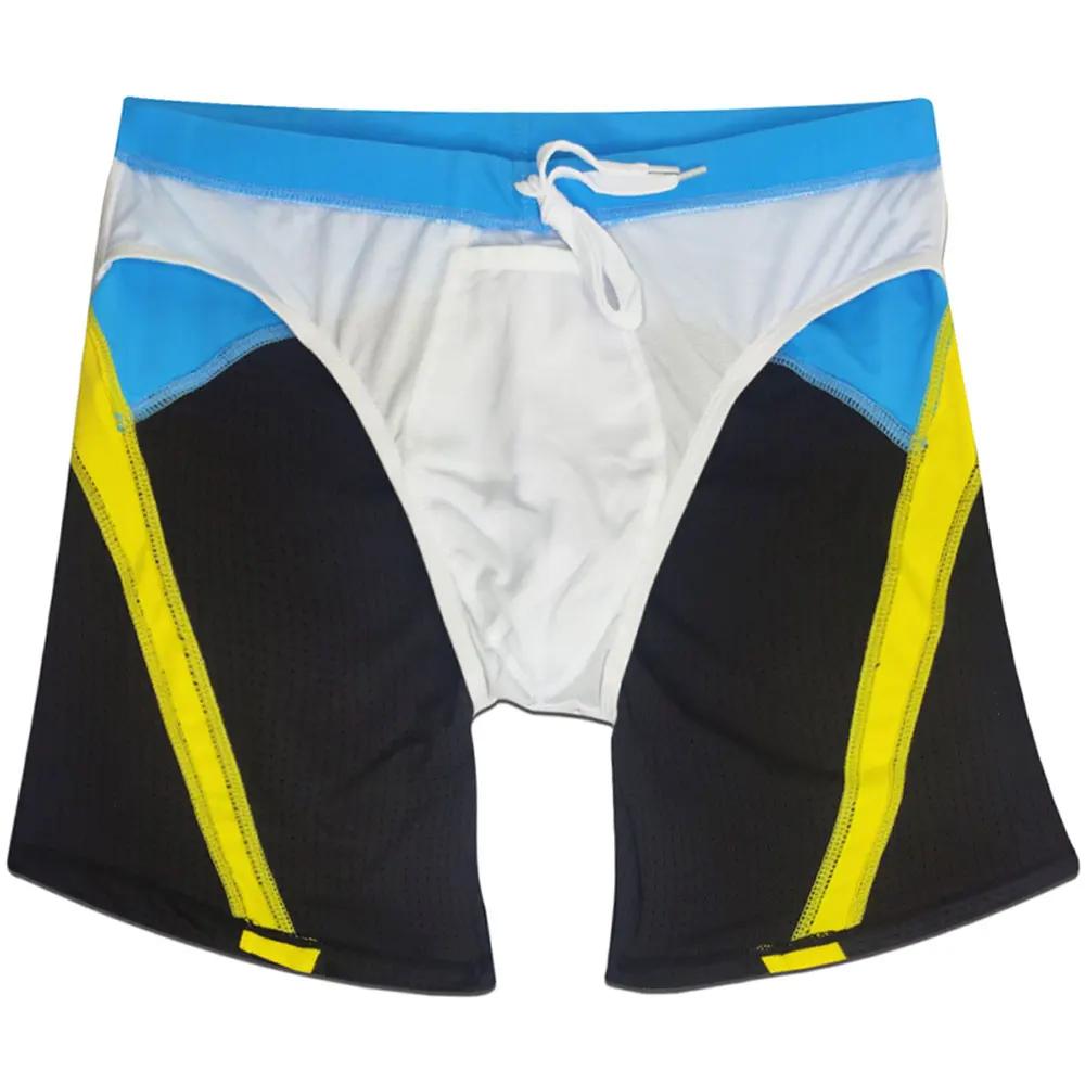 Boxer de bain homme sexy en maille respirante - Maillot de bain sportif pour surf et plage