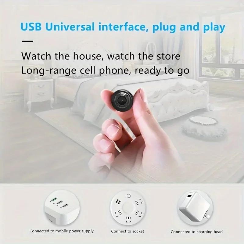 1080P HD Mini caméra WiFi sécurité intérieure Surveillance bébé moniteur Vision nocturne caméscope I