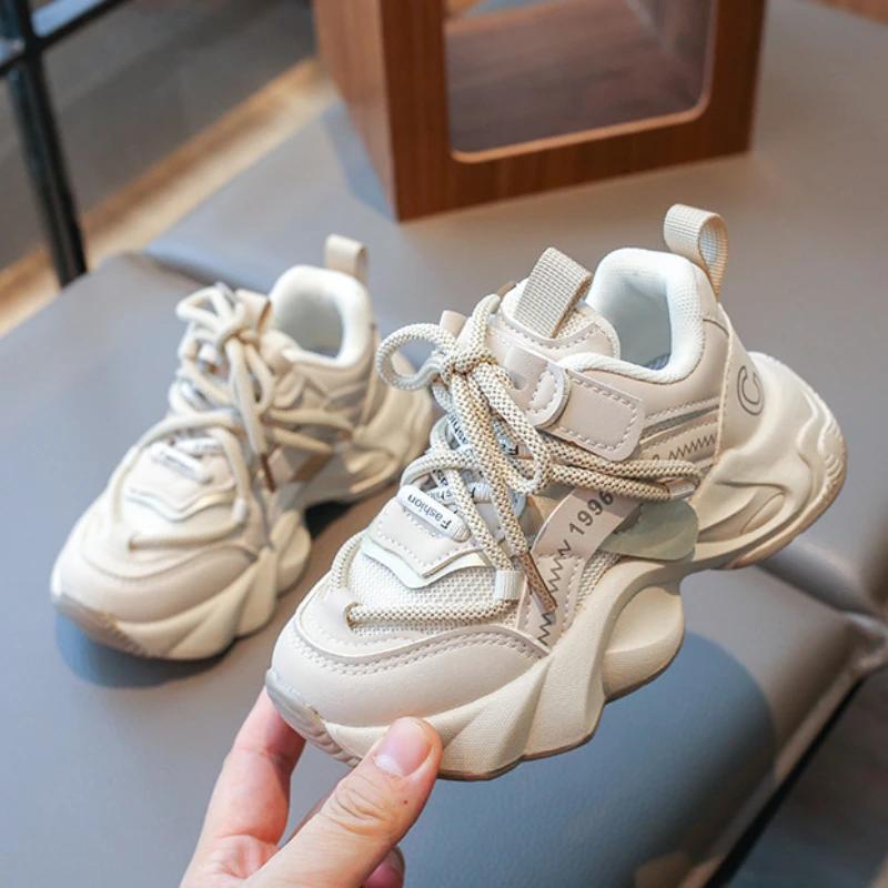 Chaussures de dehors Polyvalentes pour Enfant Garçon et Fille, Baskets de Course Respirantes, Décont