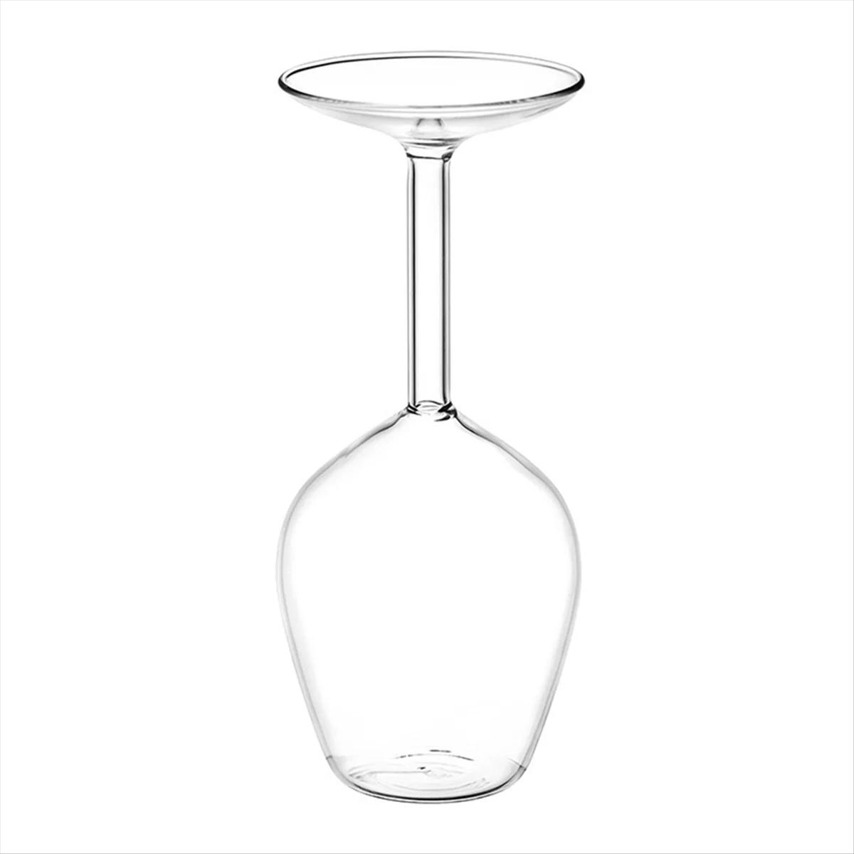 Verres à vin à tige longue à l'envers, Verres à vin à tige unique funky