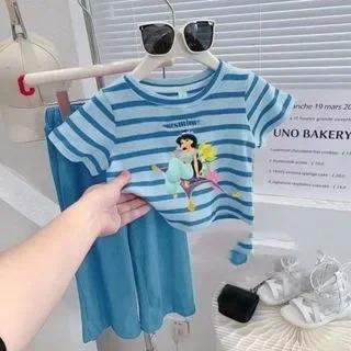 Ensemble de Vêtements Princesse pour Filles 2026 Nouvelle Collection Été Coréenne – Ensemble Enfant