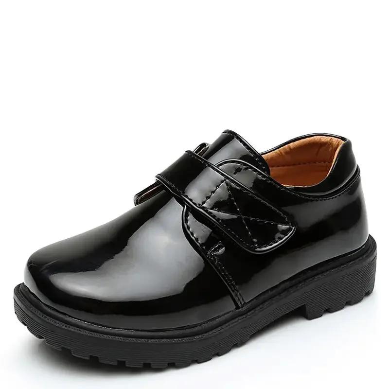 Nouveaux garçons chaussures en cuir Style britannique Performance scolaire enfants chaussures de fêt