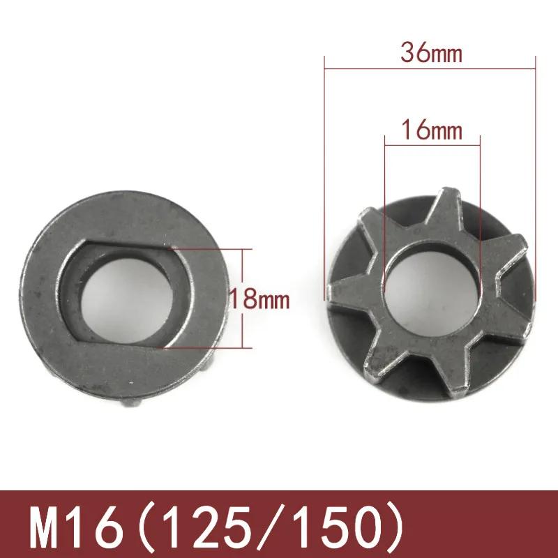 Engrenage de tronçonneuse M10/M14/M16, 100 115 125 150 180, meuleuse d'angle, engrenage de remplacem