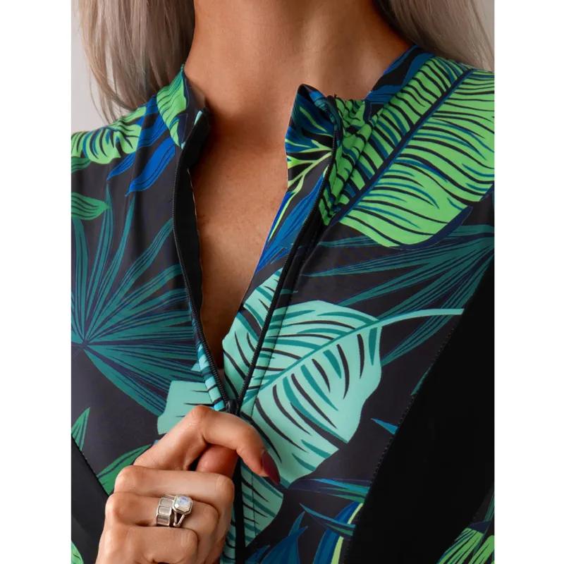 Imprimer Sexy maillots de bain une pièce femmes fermé maillots de bain sport vêtements de natation b
