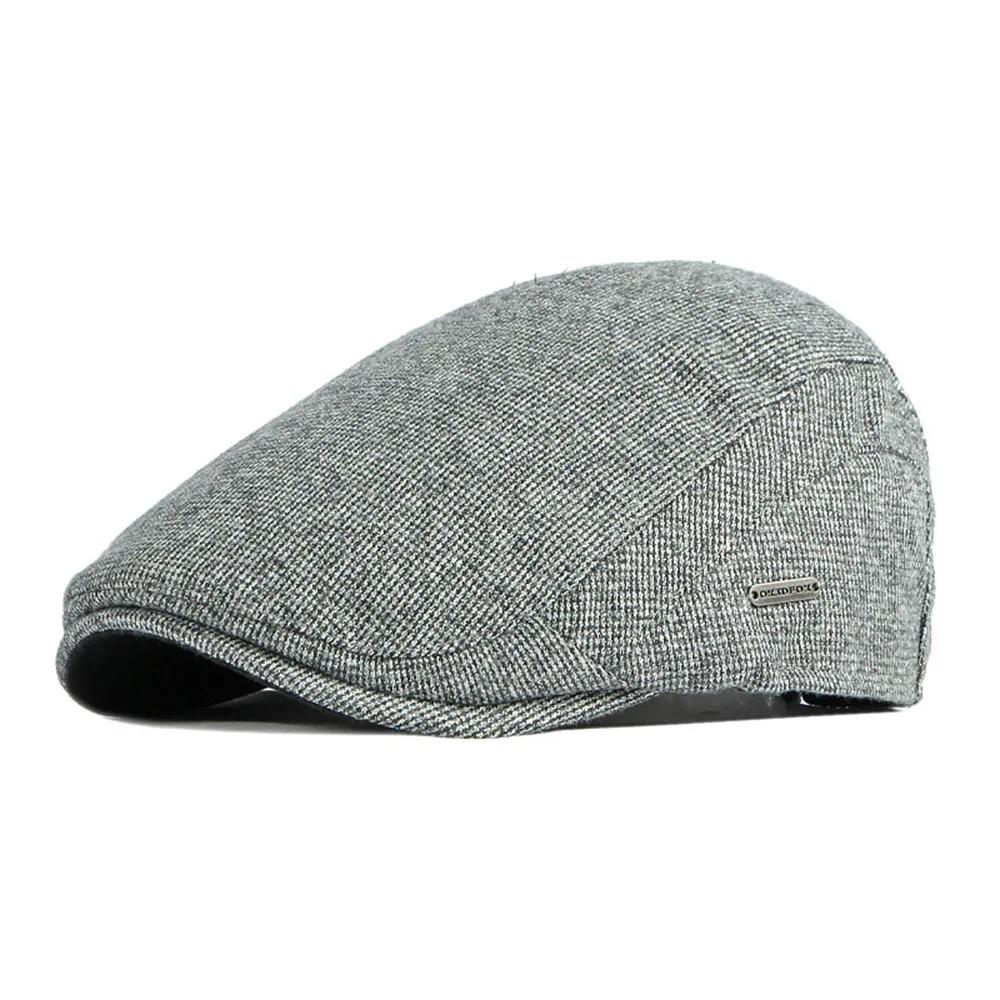Automne hiver épais chaud gavroche casquettes hommes femmes doux béret chapeau décontracté mode déte