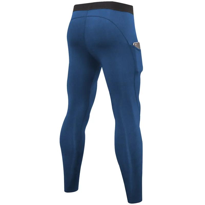 Leggings de compression chauds pour hommes - Pantalons de sport à séchage rapide pour fitness et jogging hiver