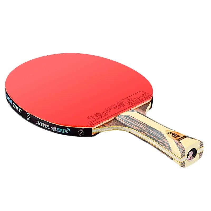 Raquette de Tennis de Table DHS 9 étoiles professionnelle 5 bois 2 ALC raquette de Ping-Pong Offensi