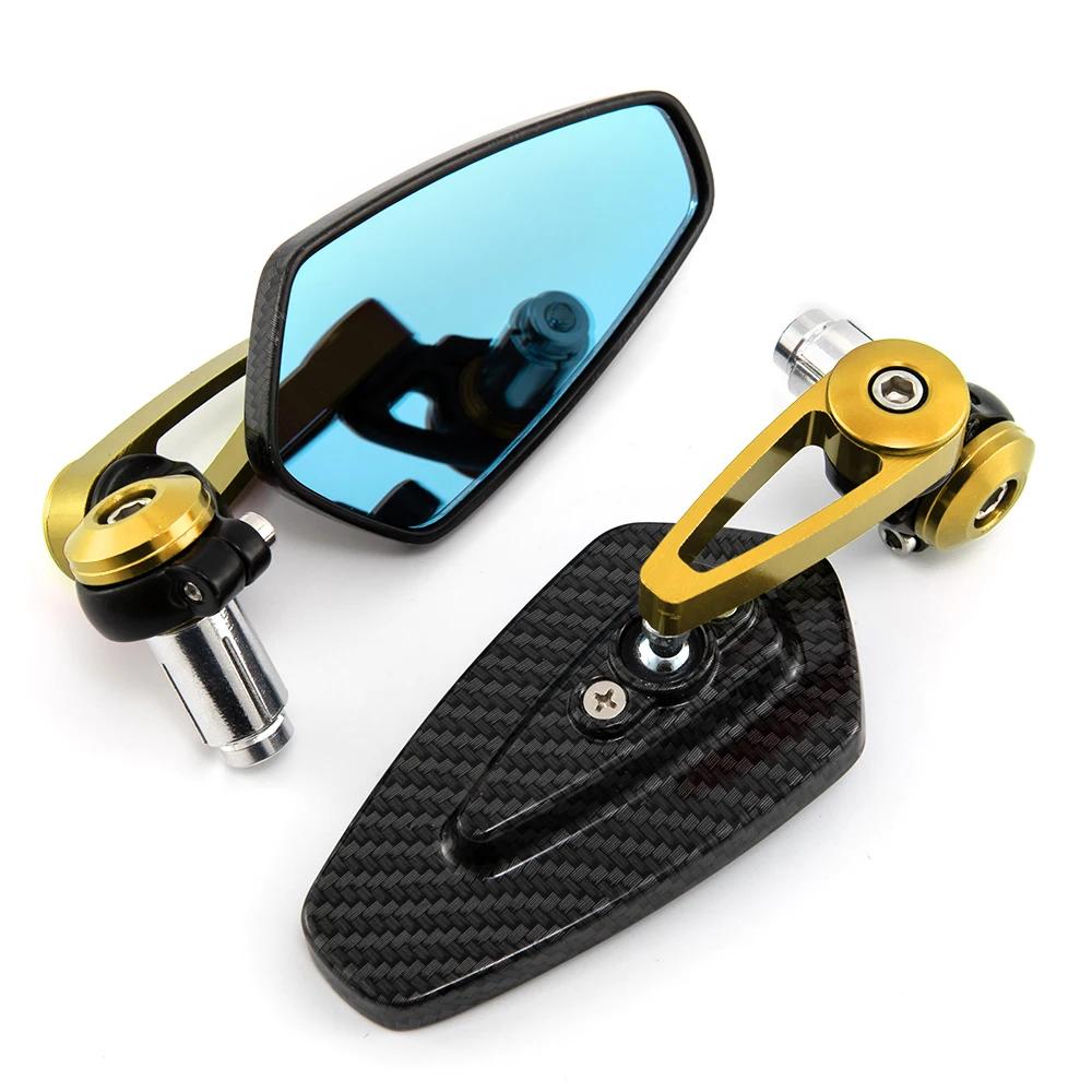 Rétroviseurs de moto universels, 7/8 pouces, 22mm, extrémité de barre en aluminium, guidon de moto,