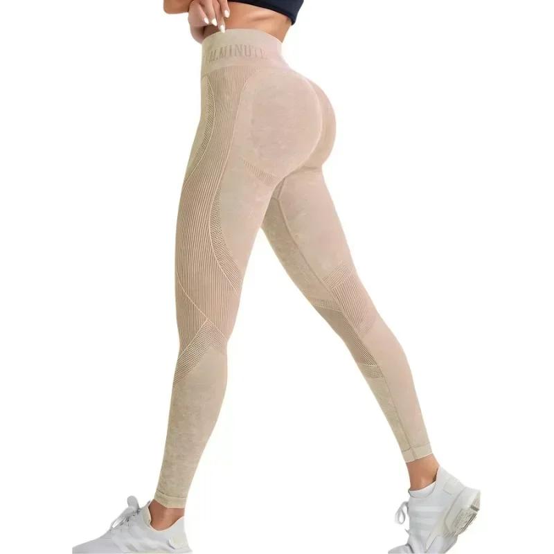 Pantalon de Yoga taille haute sans couture pour femmes, levage des hanches, Sports de plein air, tai