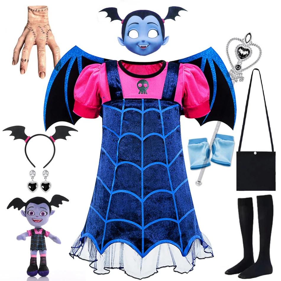 Vampirina Cosplay robe fille enfants princesse charmes habiller noël Vampire Halloween Costume enfan