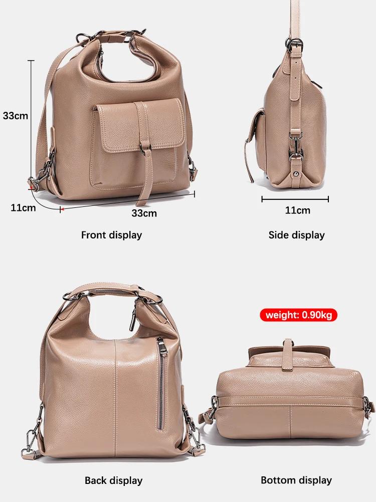Zency Fashion-Sac à Main en Cuir 100% group pour Femme, Grande Capacité, Utilisation Multifonction,