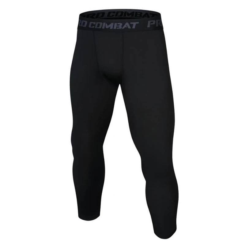 Leggings de sport fins, ajustés, à séchage rapide et respirants pour hommes, collants de course et s