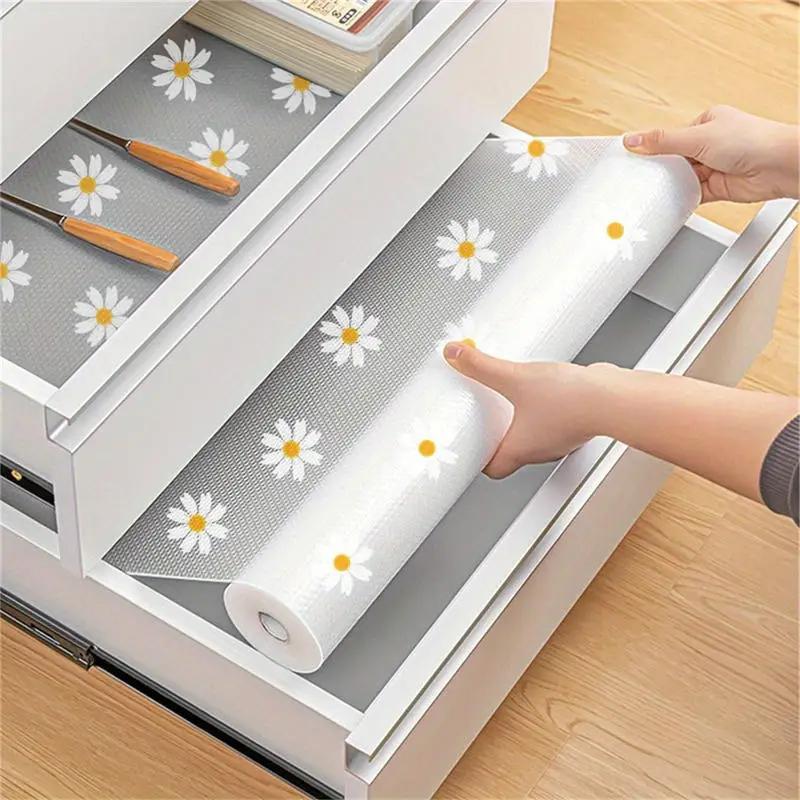 AndrShelf-Destroy Liner pour armoires de cuisine, 1 rouleau, Oligétanche, tampon de réfrigérateur, c