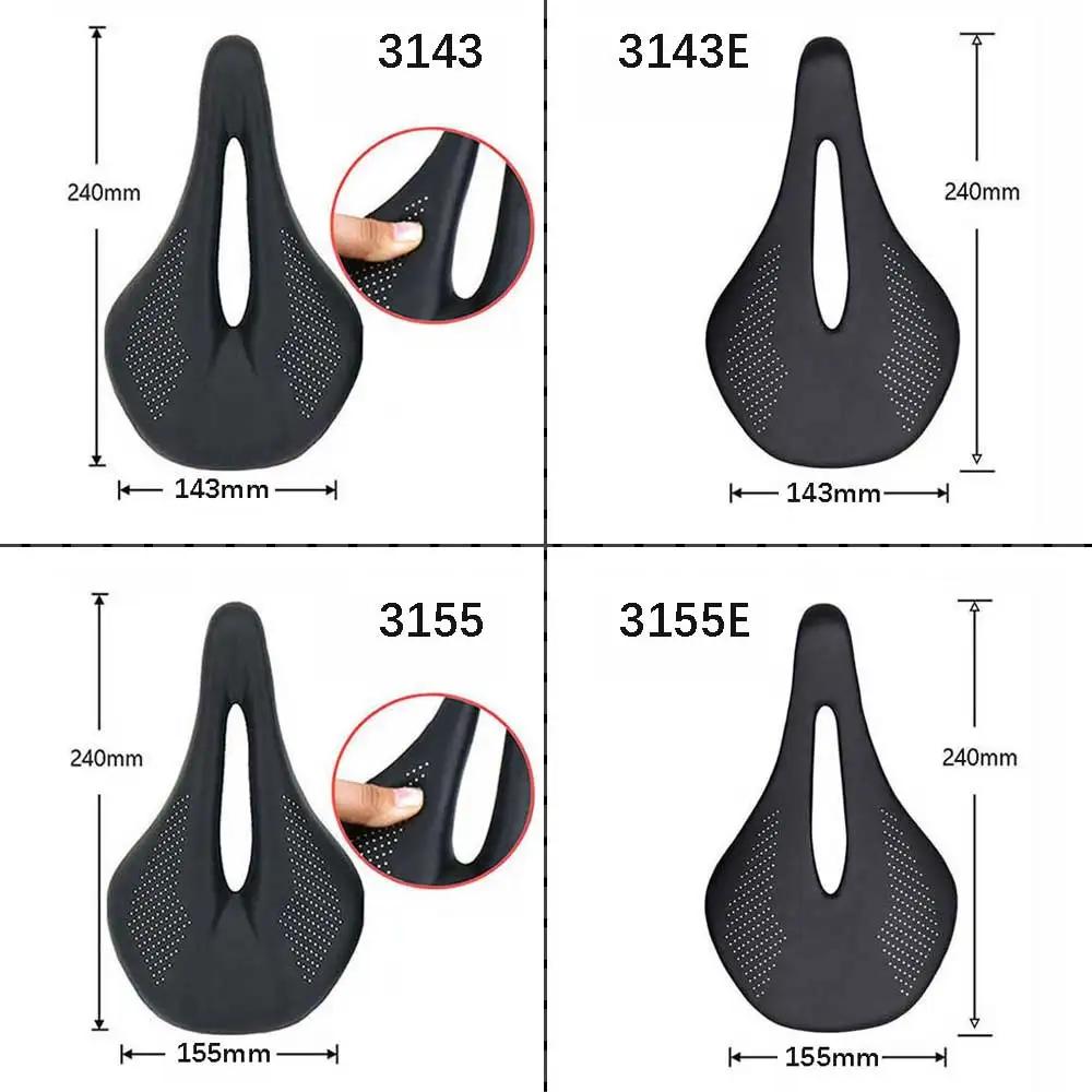 Eliteone selle de vélo carbone puissance route/vtt selle de vélo 143mm 155mm selles de vélo de Triat