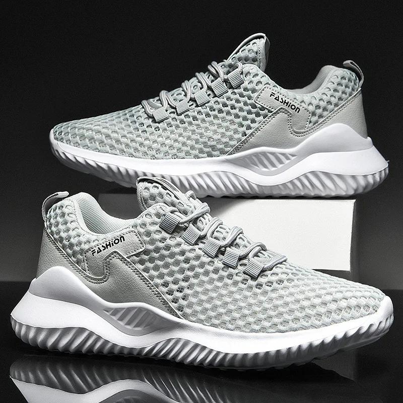 Mocassins d'été 2026 pour hommes - Chaussures respirantes en maille pour marche et course