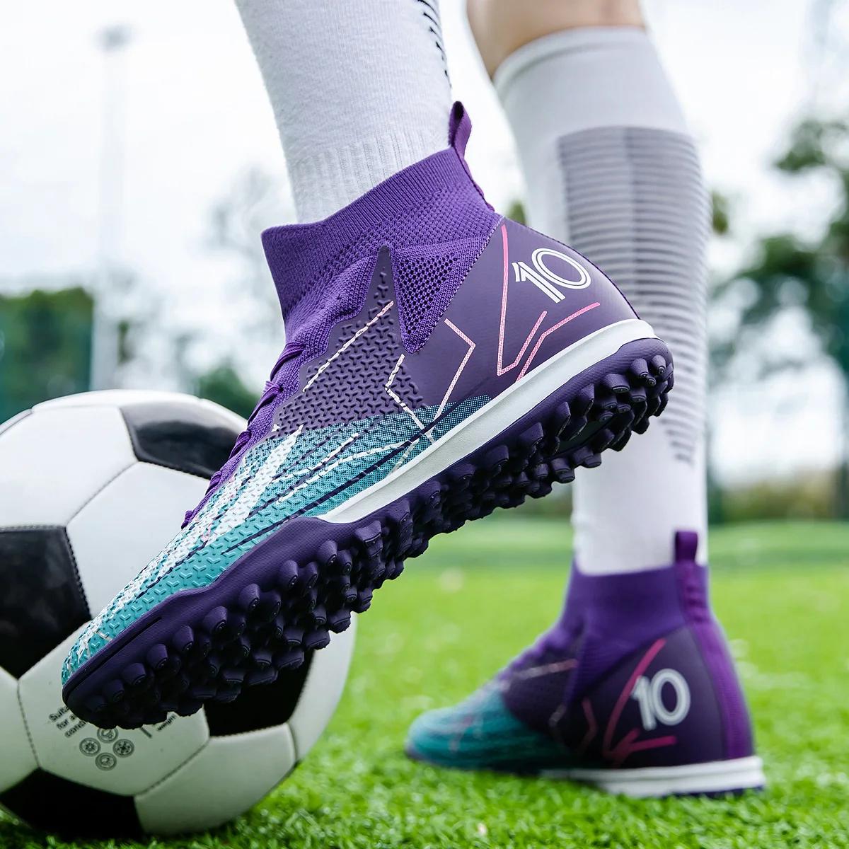 Crampons à pointes courtes, nouvelles chaussures de football de niveau de compétition pour hommes et