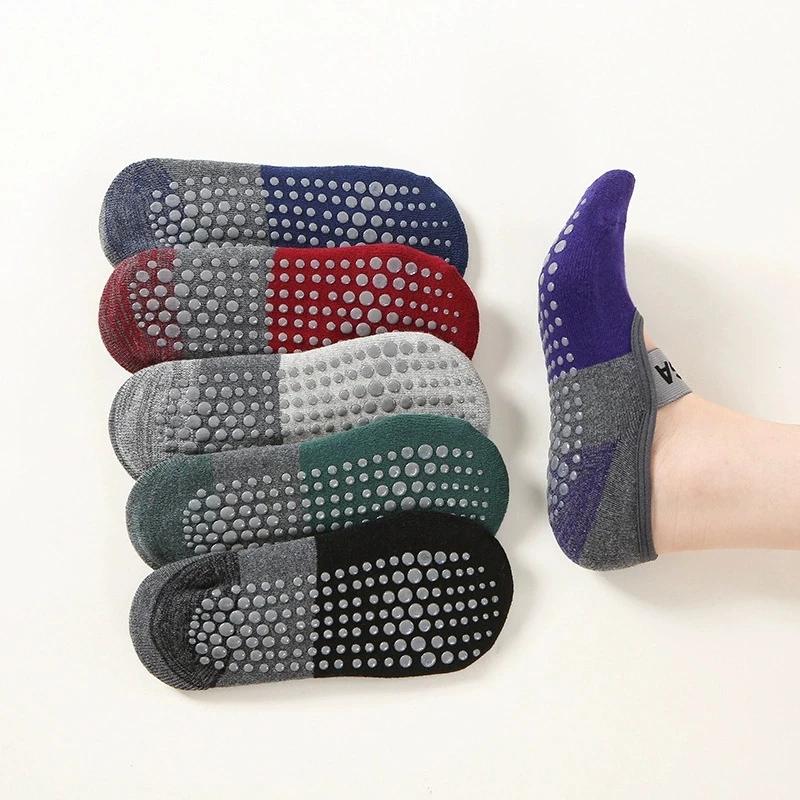 Chaussettes de Yoga antidérapantes professionnelles pour femmes, dos nu, Bandage, Pilates, pantoufle