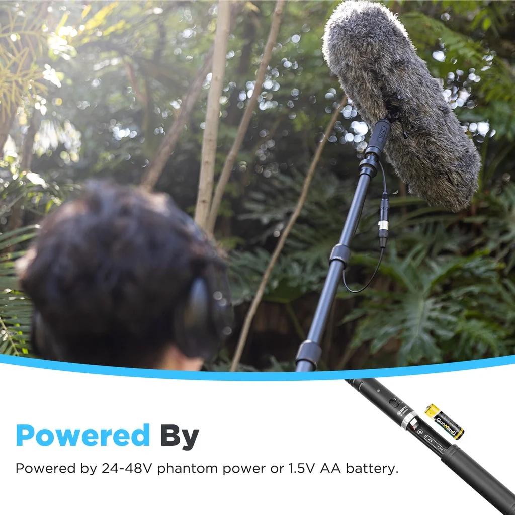 Interview Shotgun Microphone XLR BOYA Pro diffusion qualité micro BY-BM6060 pour Canon Nikon Sony ca