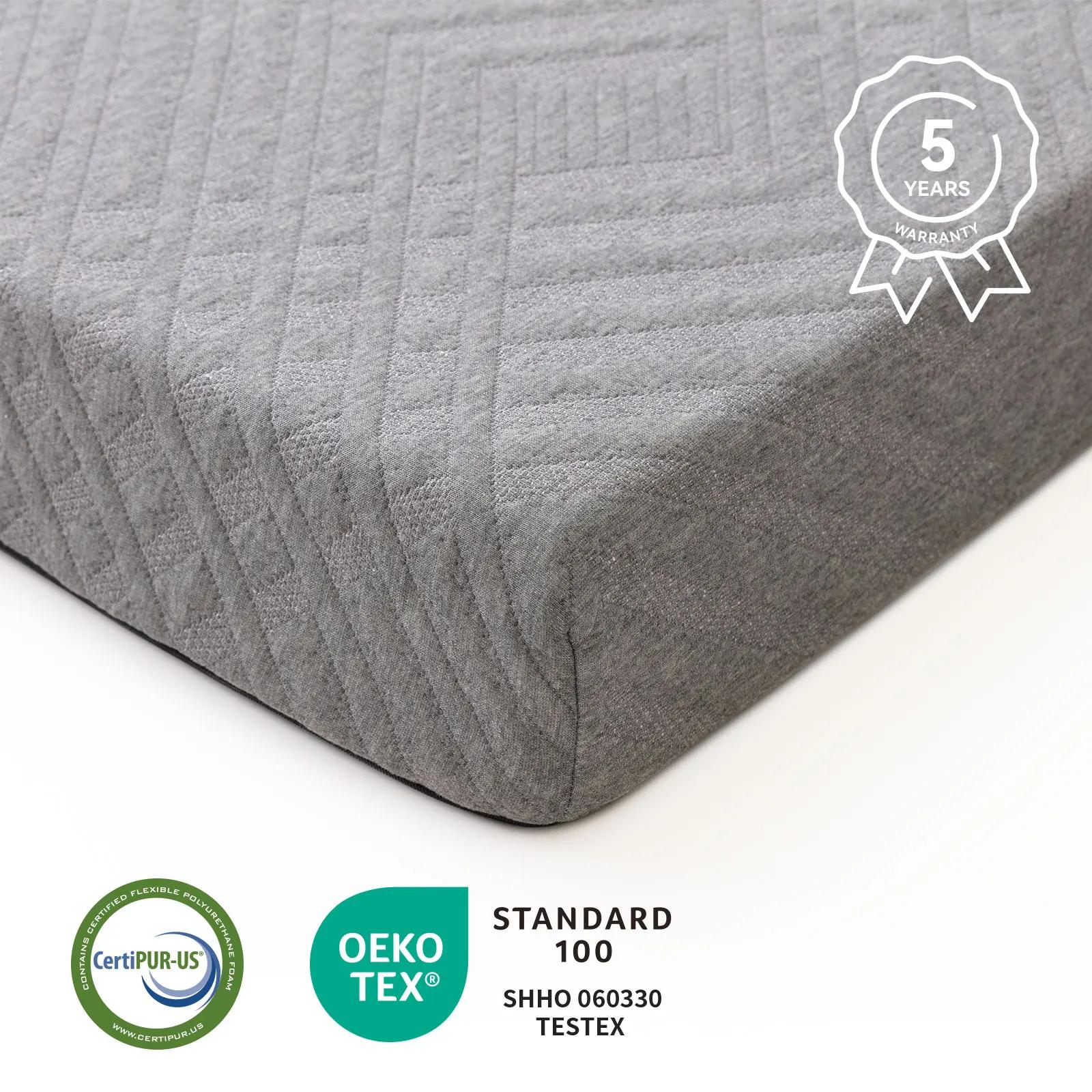 Hcore-Matelas Pliable en Mousse à Mémoire de Forme avec Sac, Surmatelas Portable pour le Sol, le Cam