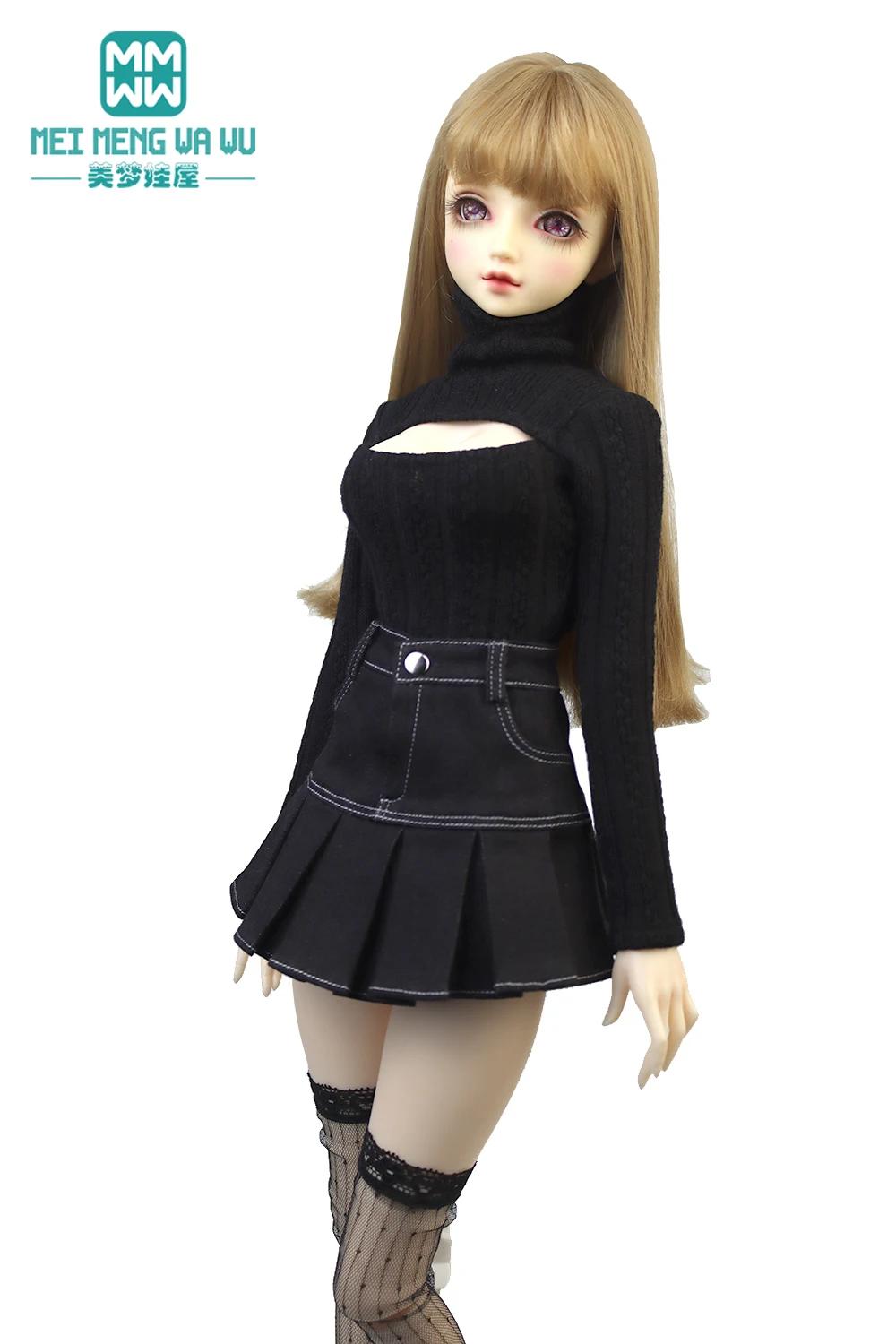 Vêtements pour poupée, pull ouvert à col haut, adapté à 58-60cm, 1/3 BJD DD SD DDL, poupée articulée
