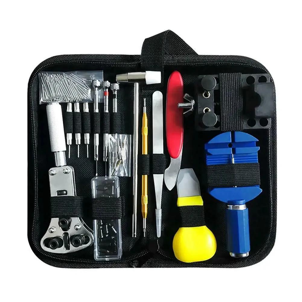 Kit d'outils de réparation de montres 147 pièces pour démontage, installation, entretien, ajustement