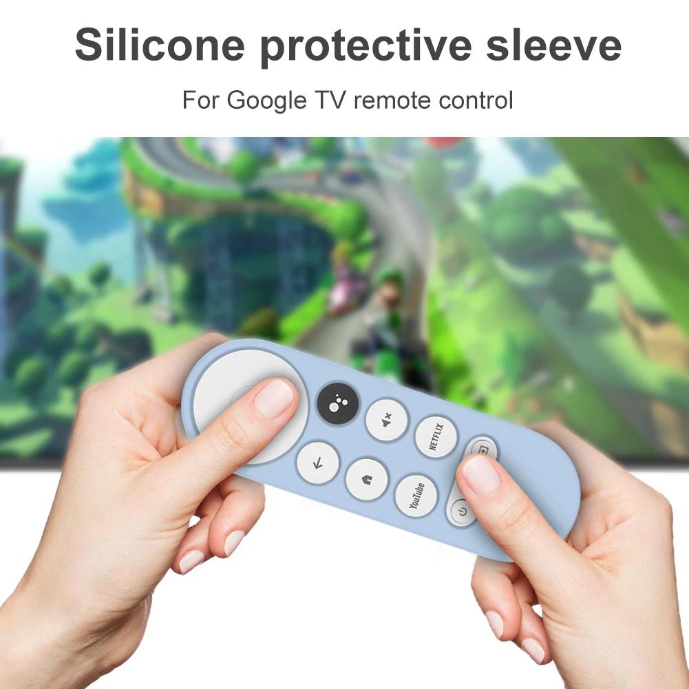 Étui de télécommande pour Google Chromecast Smart TV 2020, housse de protection en Silicone, Anti-ch