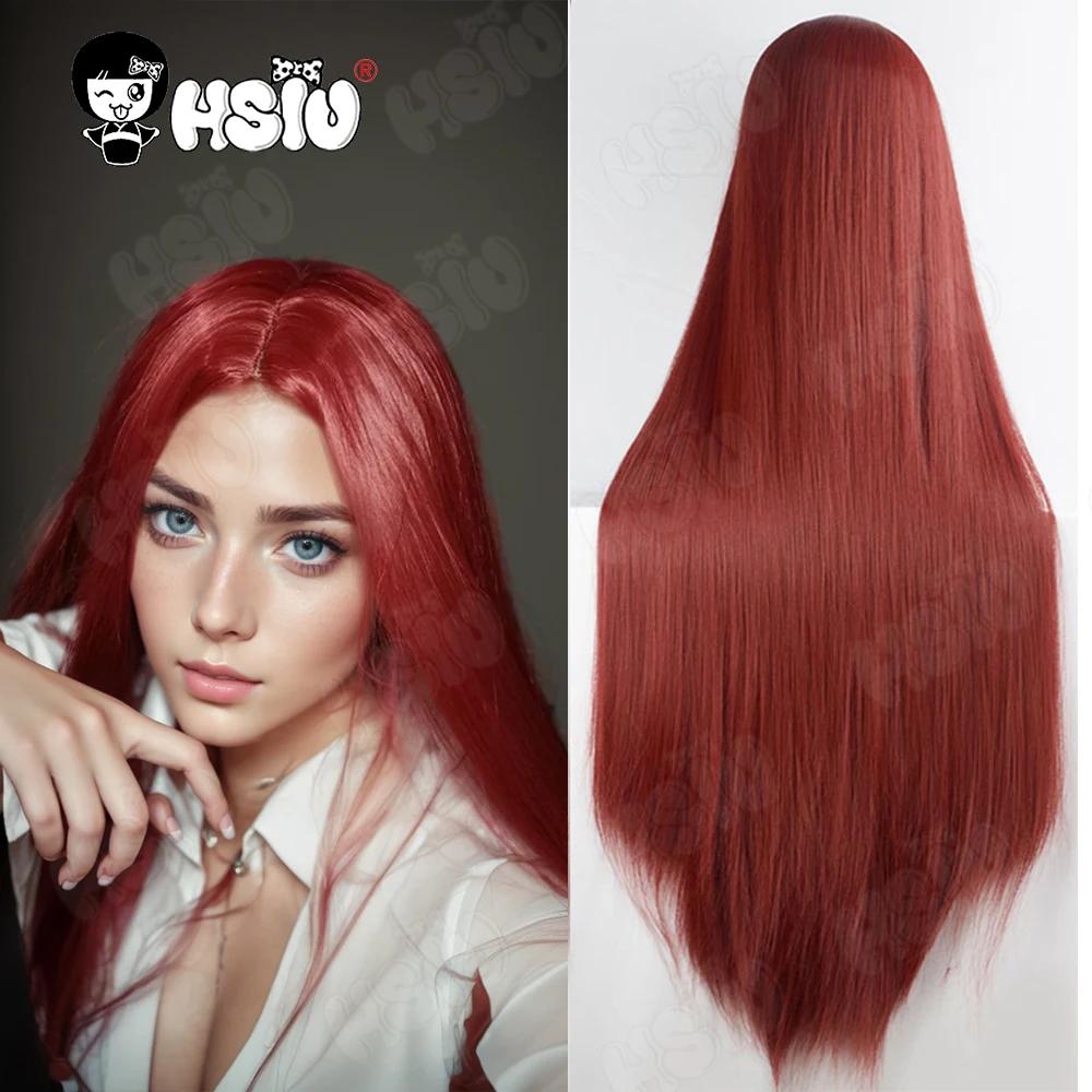 100 cm cosplay perruque longue HSIU fibre haute température perruques synthétiques Cosplay perruques