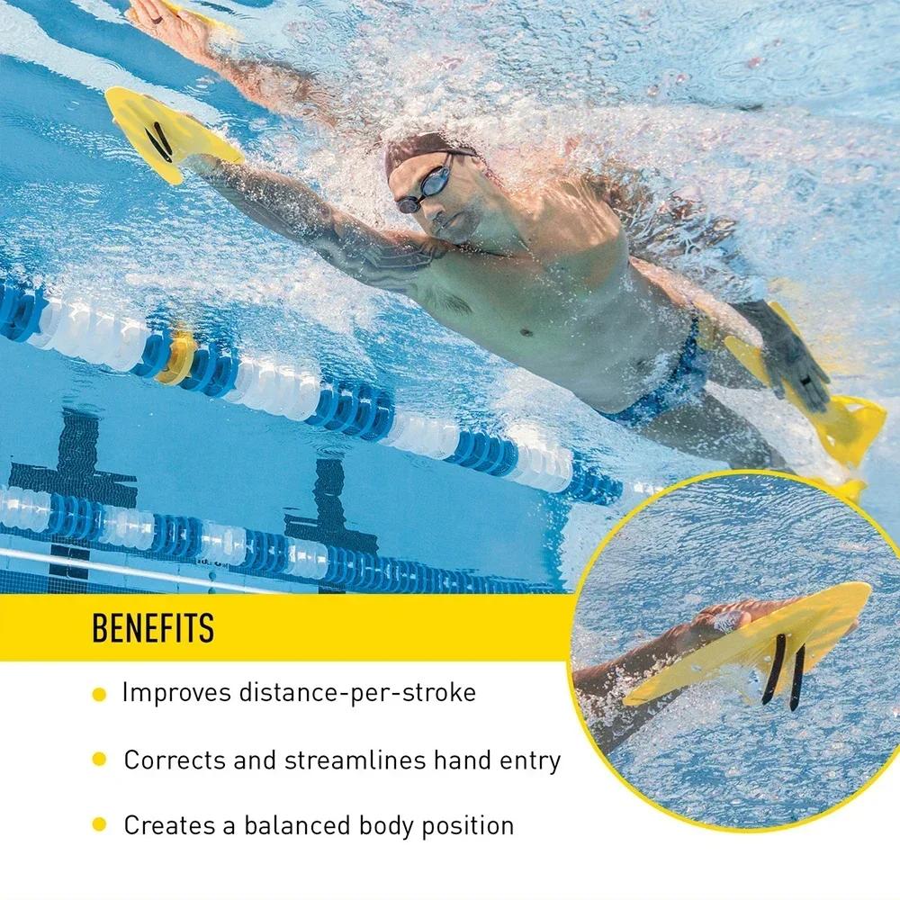 Pagaies de natation pagaies ergonomiques de natation coups professionnels Correction de pratique pal