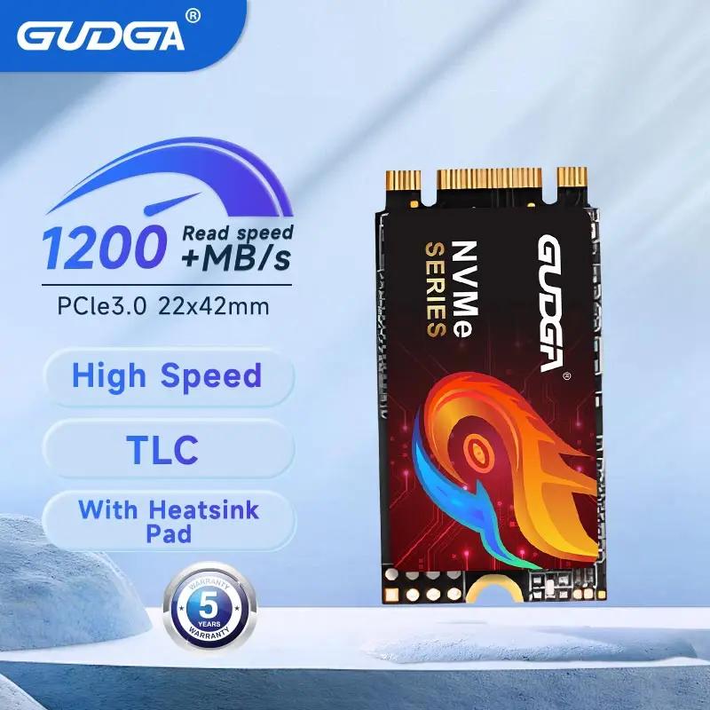 GUDGA M.2 NVMe SSD 1TB Disque SSD à semi-conducteurs M2 NVMe 2242 128GB 256GB 512GB Module PCIe Expr