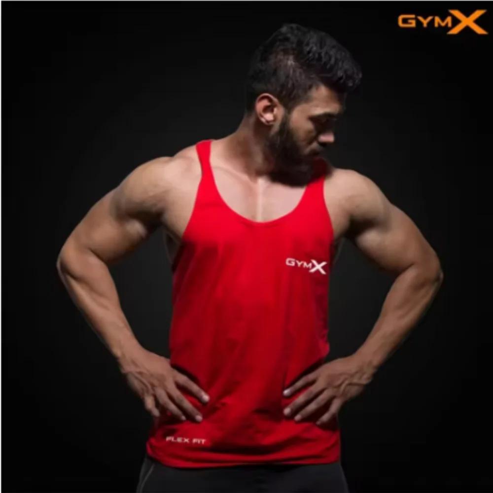 Débardeur musculation homme coton serré - Haut sans manches entraînement fitness gymnase vêtements sport marque