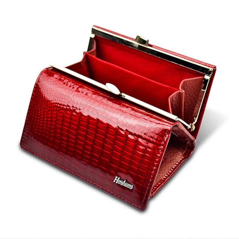Portefeuilles en cuir véritable pour femmes, portefeuille de luxe de styliste pour dames, sac à main