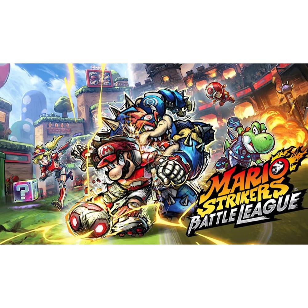 Mario Strikers Battle League Nintendo Switch, offres de jeux, carte de jeu fongique officielle pour