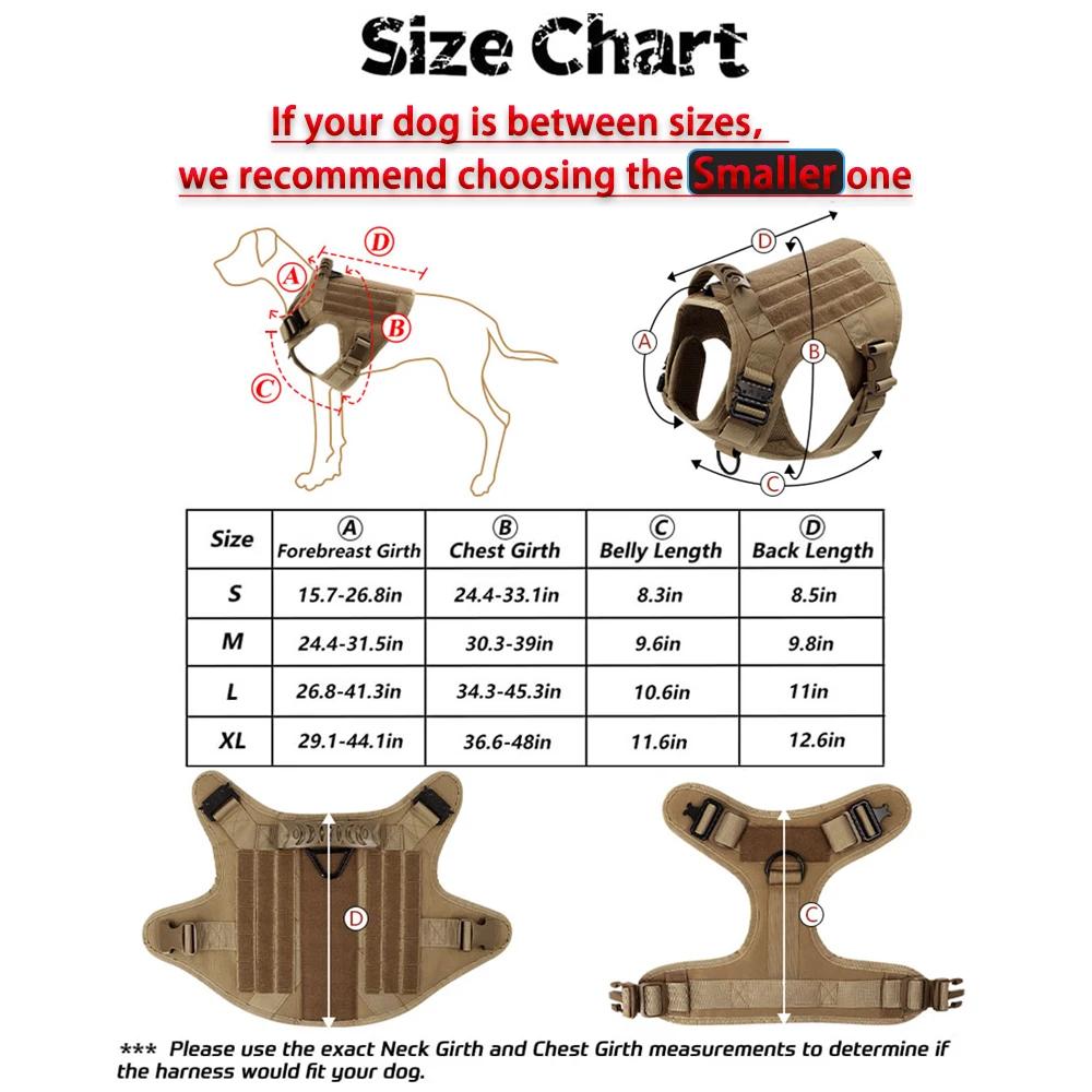 Grand ensemble harnais et laisse pour chien, berger allemand Malinois, gilet de marche, harnais et c