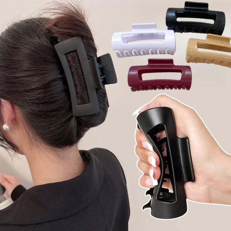 Pinces à cheveux flexibles en silicone, grande pince à griffes pliable antidérapante | Pinces à ch