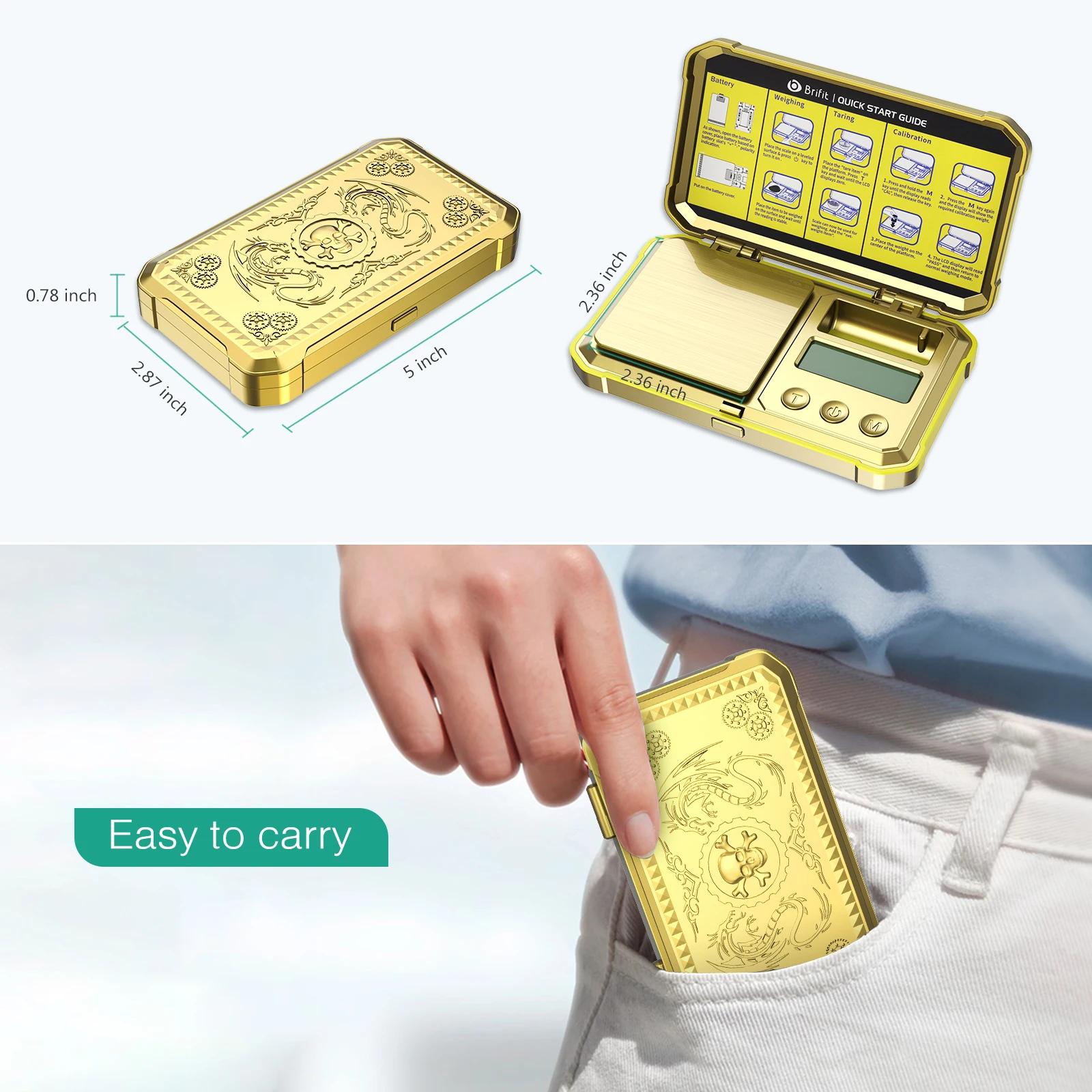 Balance à bijoux numérique 200g 0.01g balances de poche avec poids d'étalonnage 50g balance électron