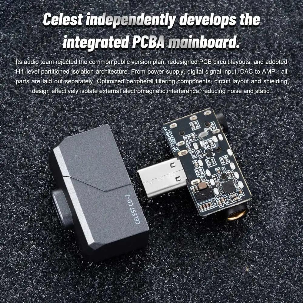 Nouveau Celest CD-2 amplificateur de casque Audio DAC Portable amplificateur DSD Support HiFi 32 bit
