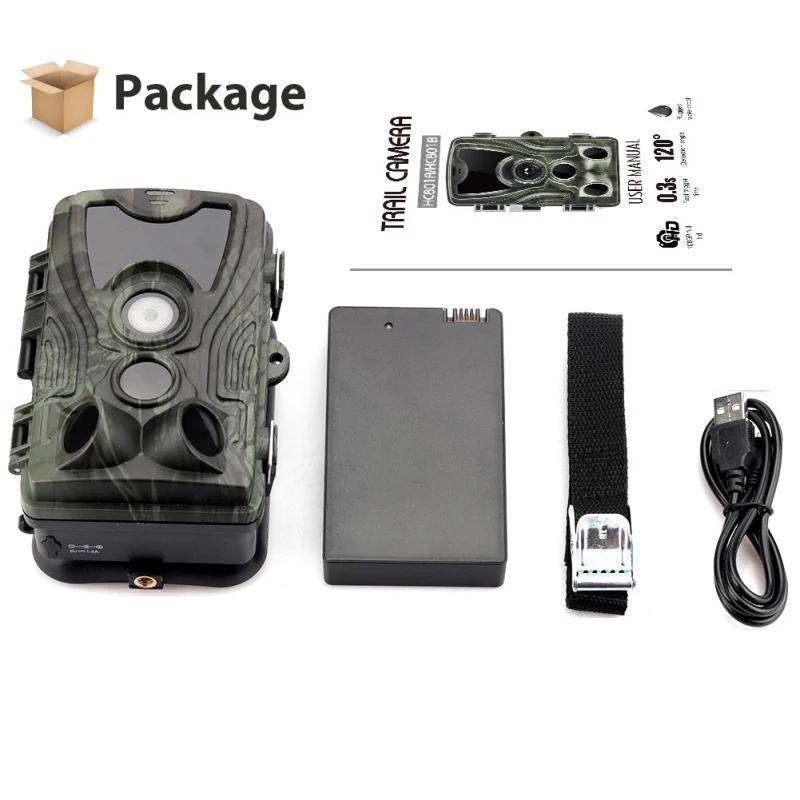 Suntekcam HC-801A caméra de chasse avec batterie au Lithium 5000Mah 16MP 64GB caméra de traînée IP65