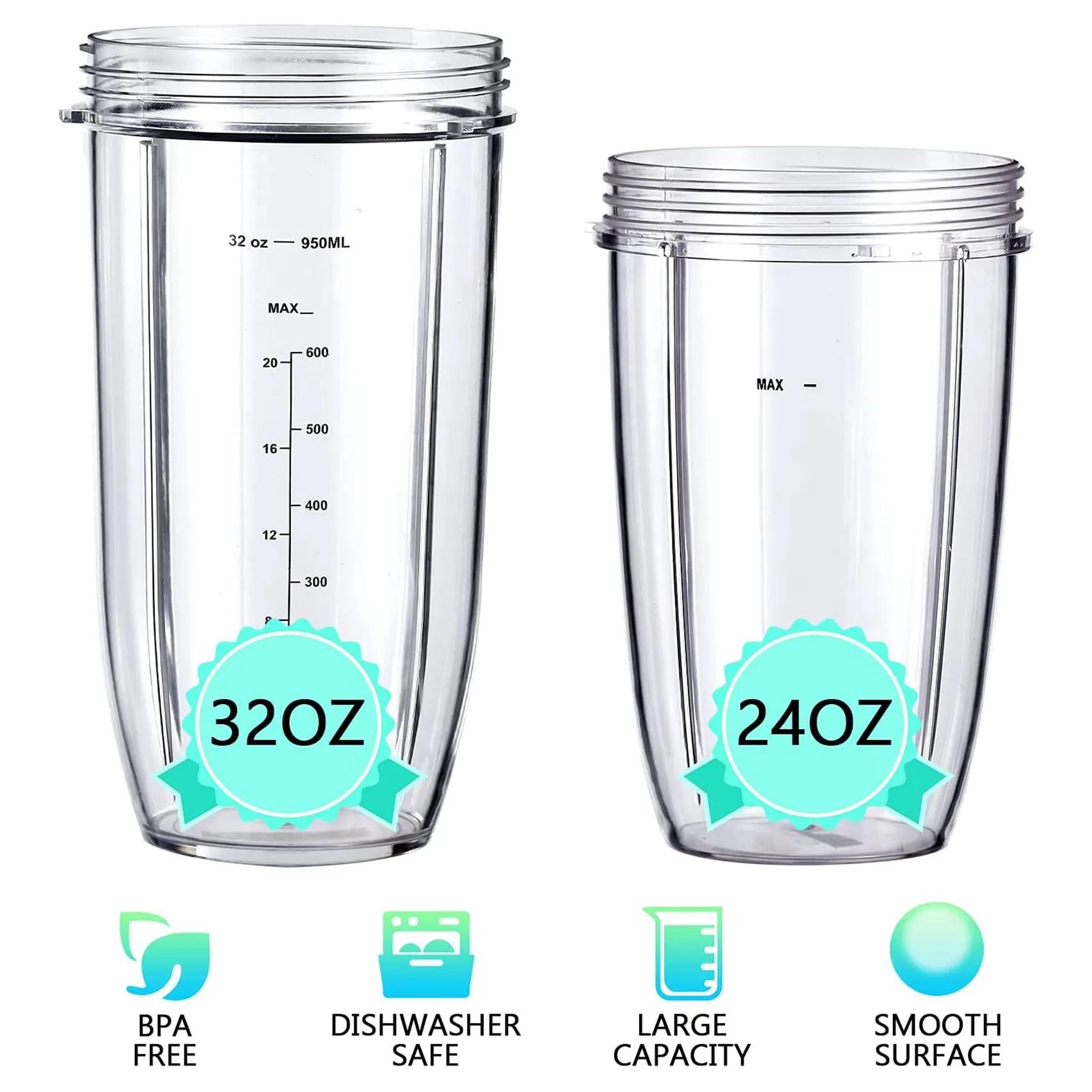 Pièces de rechange pour mélangeurs NutriBullet, 600W, 900W, lame flacon PRO, 32oz, énorme standardis