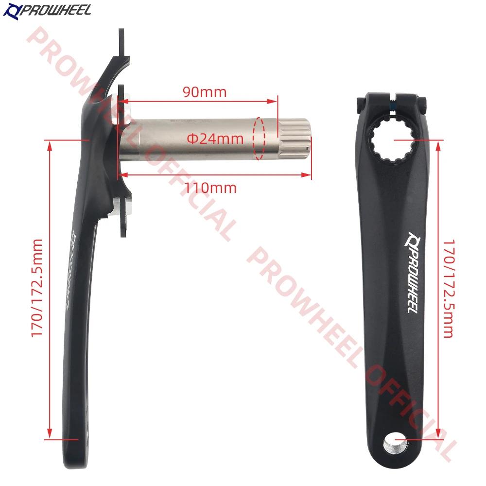Prowheel jeu de carter de vélo de route 110BCD 130BCD 170mm 172.5mm BB pédalier pliant pédalier de v