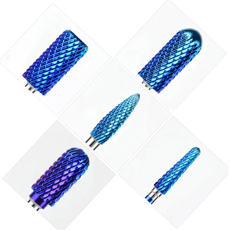 Forets à ongles en carbure, 67 Styles, fraise électrique rotative en céramique pour manucure, dissol