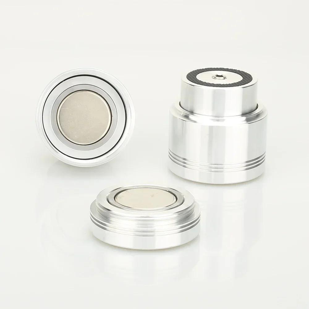 Haut-parleur flottant Maglev en alliage d'aluminium, support d'amplificateur, pointes de disques, le