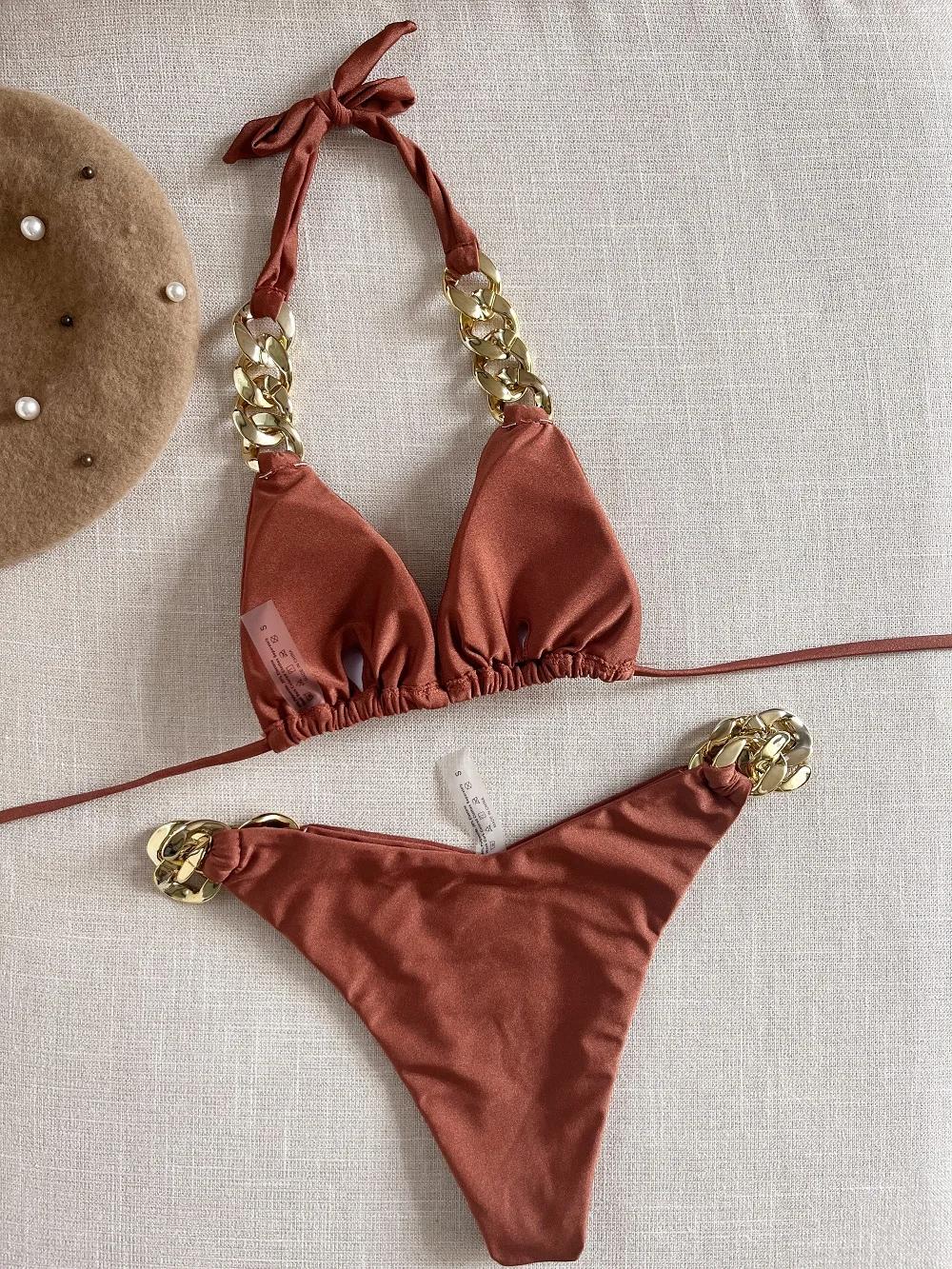 RUOTONGSEPT nouveau Bikini Sexy 2023 Triangle maillot de bain pour femmes brésilien Bikini ensemble