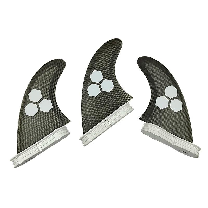 Grande planche de surf UPSURF FCS Ⅱ, ailerons 3 pièces/ensemble, stabilisateur pour le surf, aileron