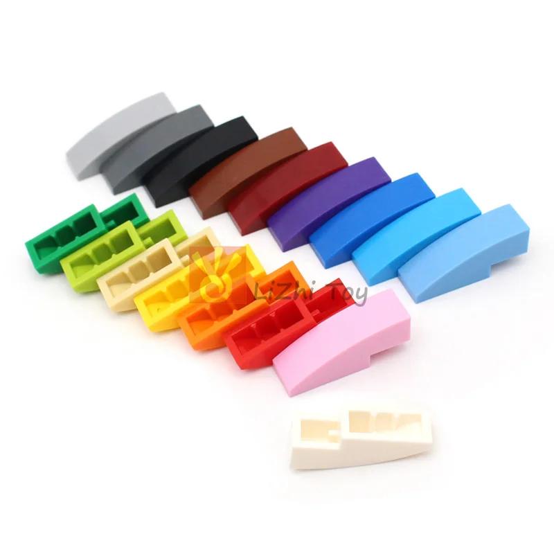 20 pièces MOC Compatible avec l'assemblage de particules 50950 pente incurvée 3x1 blocs de construct