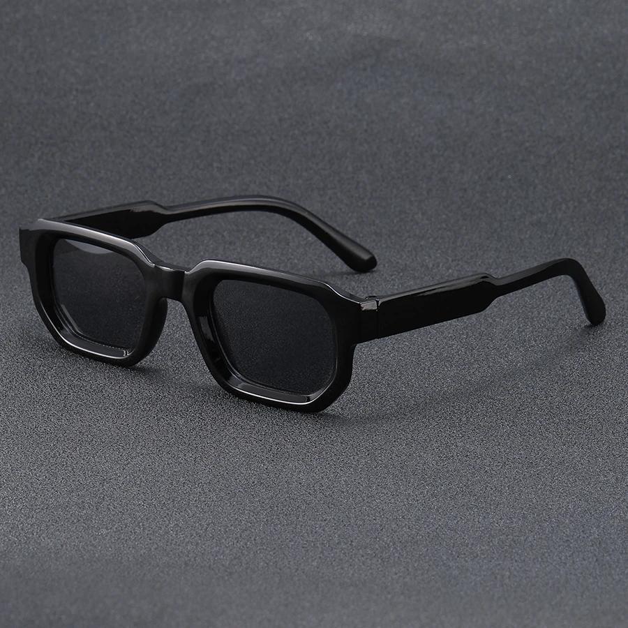 4pcsNew hommes Vintage Rectangle cadre lunettes de soleil mode rétro lunettes de soleil marque de lu
