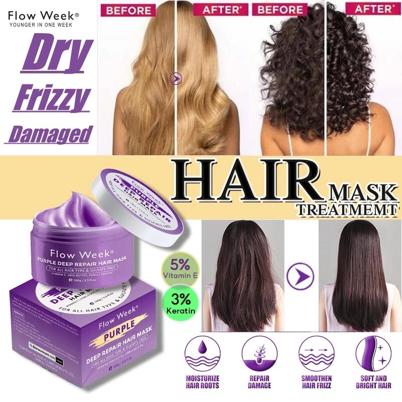 KerBrian-Masque réparateur en profondeur pour cheveux secs et abîmés, rend les cheveux doux et lisse