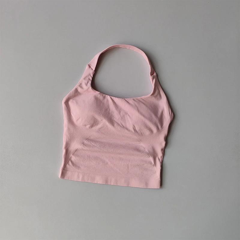 Gilet de Yoga à col licou, résistant aux chocs, sous-vêtements de sport, haute résistance, Fitness,