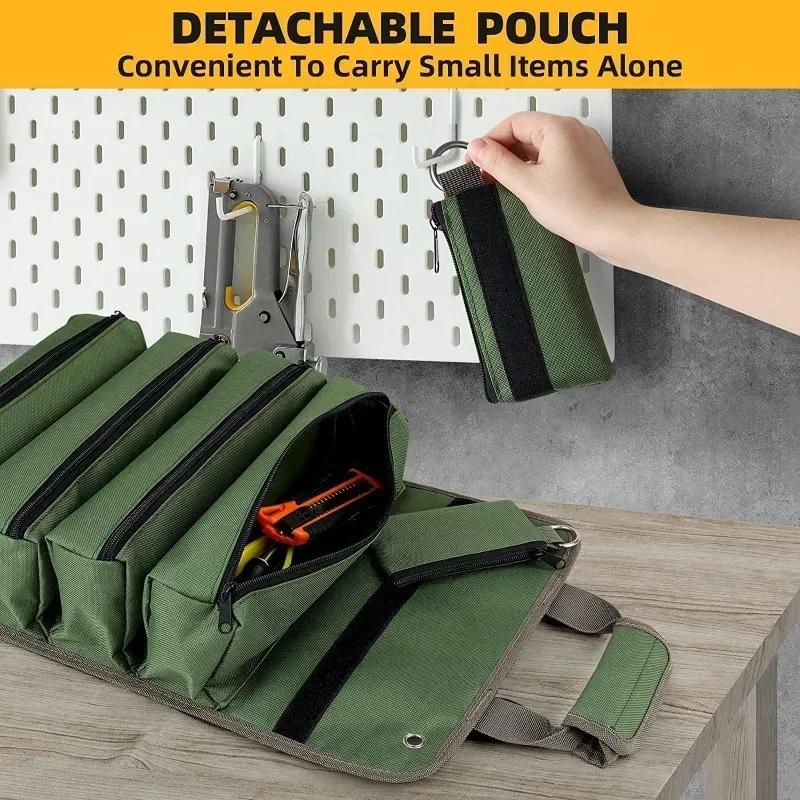 Sac à outils polyvalent de haute qualité, pochette professionnelle multi-poches pour outils matériel