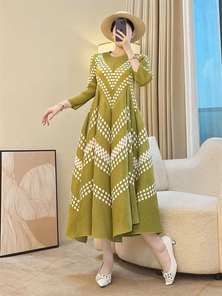 Robe longue ample et élégante pour femmes, nouvelle mode printemps et été 2026, littéraire française