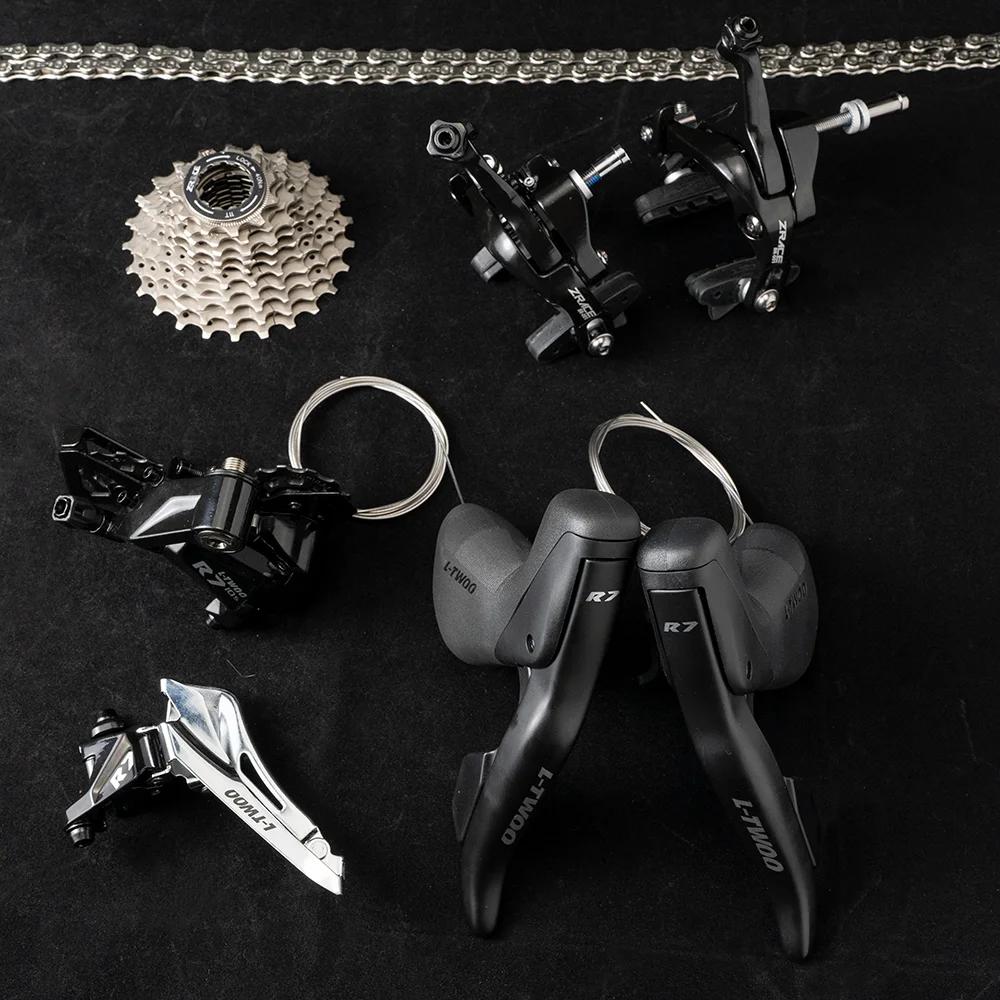 Groupe transmission vélo route LTWOO R7 2x10 vitesses - Freins ZRACE + cassette complète